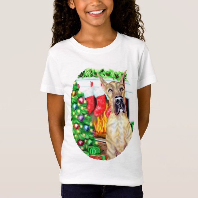 Camiseta Great Dane Stockings Brindle (Anverso)