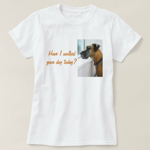 Camiseta Great Dane Tristemente busca la ventana para el ca