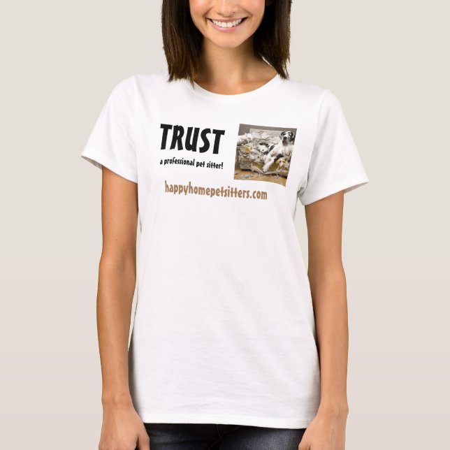 Camiseta Great Dane Trust A Profesional Dog Walker (Anverso)