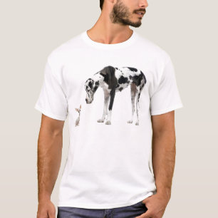Camiseta Great dane y chihuahua