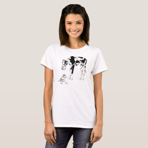Camiseta Great dane y perrito