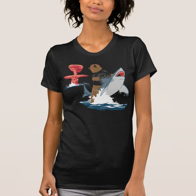 Camiseta Great Escape - caballería del tiburón del oso (Anverso)