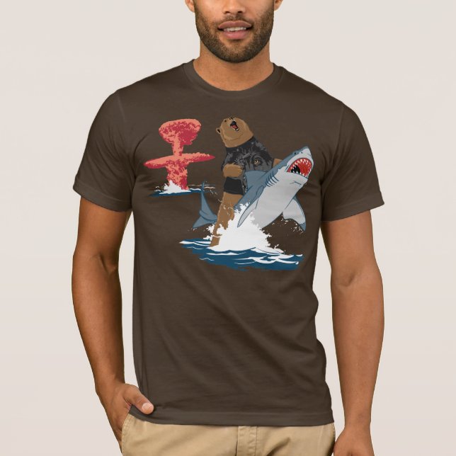 Camiseta Great Escape - caballería del tiburón del oso (Anverso)