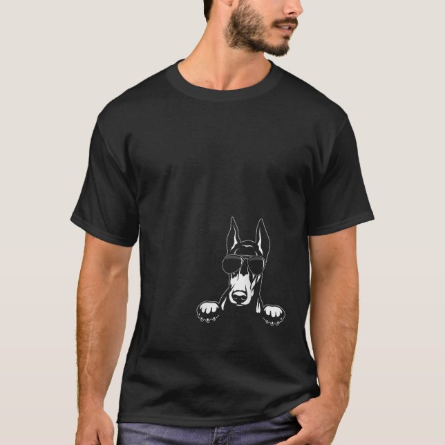 Camiseta Great gift for Christmas Very cool Doberman  (Anverso)