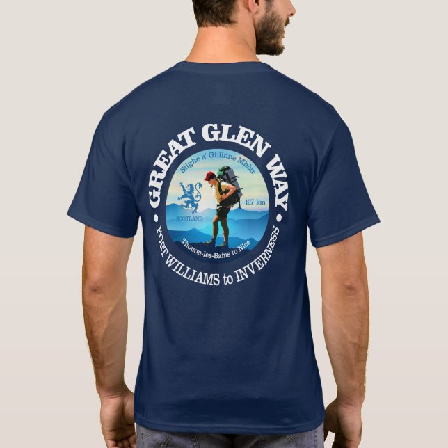 Camiseta Great Glen Way (C) (Reverso)
