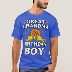 Camiseta Great Grandma Of The Birthday Baller Basketball Bd