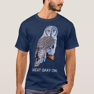 Camiseta Great Gray Owl Bird Lover