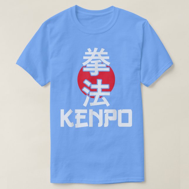 Camiseta Great Kenpo Karate Design Japanese Lettering Marti (Diseño del anverso)