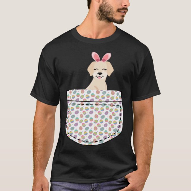 Camiseta Great Pyrenee Pocket Egg Easter Day Boys Girls Kid (Anverso)