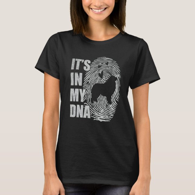Camiseta Great Pyrenees DNA Dog Mom Dad Dog (Anverso)
