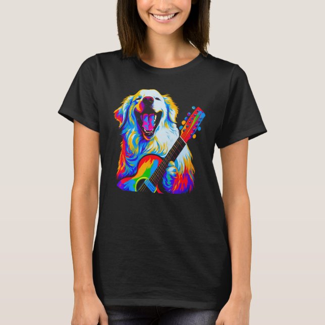Camiseta Great Pyrenees Dog Music (Anverso)
