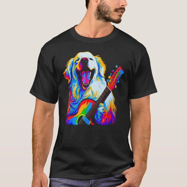 Camiseta Great Pyrenees Dog Music (Anverso)