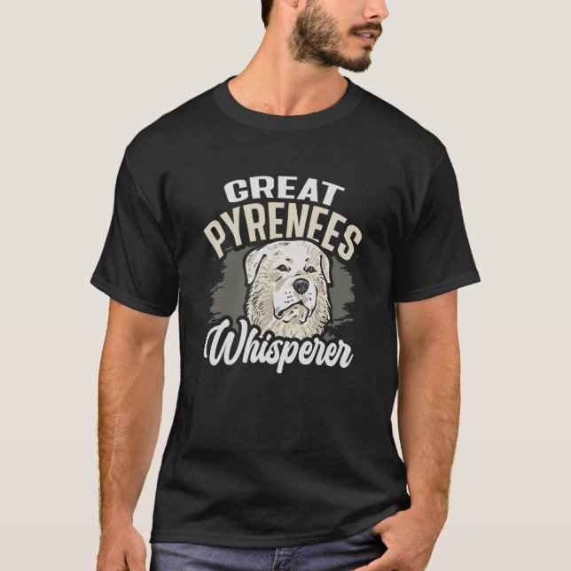 Camiseta Great Pyrenees Whisperer Dog (Anverso)