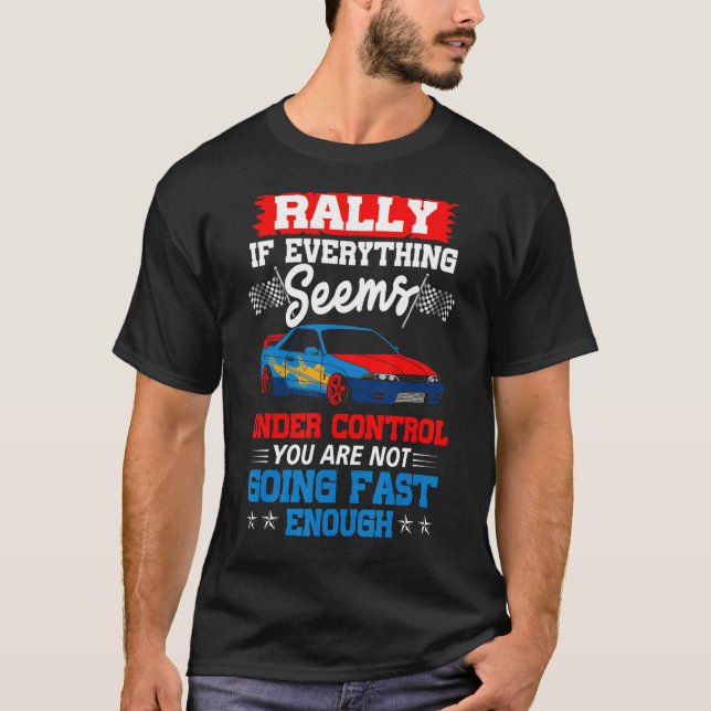Camiseta Great Rally Saying Racing Cars Cars  Men Boys (Anverso)