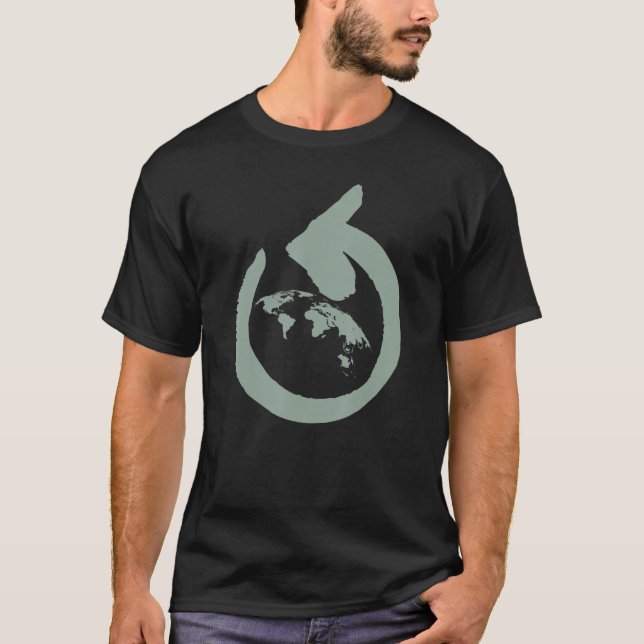 Camiseta Great Reset, World Globe (Anverso)