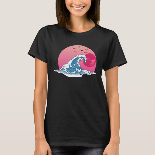 Camiseta Great Retro Waves (Anverso)