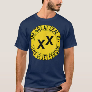 Camiseta Great Seal of the State of Jefferson Flag