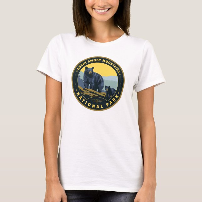 Camiseta Great Smoky Mountains National Park (Anverso)
