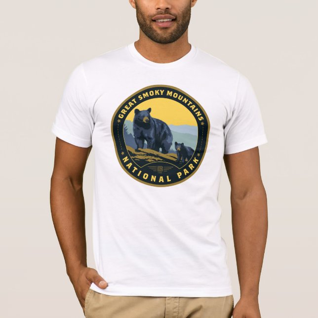 Camiseta Great Smoky Mountains National Park (Anverso)