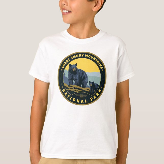 Camiseta Great Smoky Mountains National Park (Anverso)