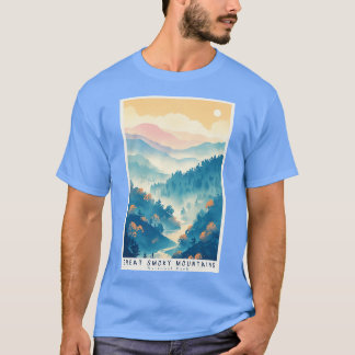 Camiseta Great Smoky Mountains parque nacional de viajes 13