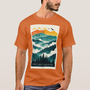 Camiseta Great Smoky Mountains Parque nacional Viaje 10