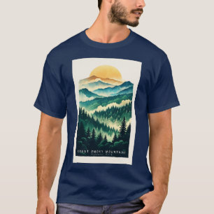 Camiseta Great Smoky Mountains Parque nacional Viaje 12
