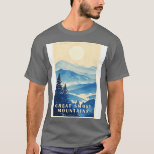 Camiseta Great Smoky Mountains Parque nacional Viaje 14