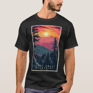 Camiseta Great Smoky Mountains Parque nacional Viaje 9
