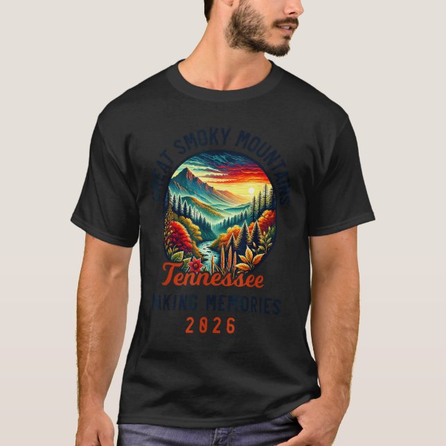 Camiseta Great Smoky Mountains Tennessee 2026 Geon Forge, V (Anverso)