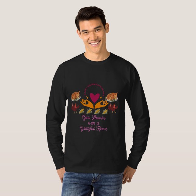 Camiseta Great thanks giving day (Anverso completo)