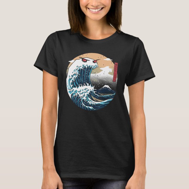Camiseta Great Wave Off Kanagawa Cookiegawa Japanese Aesthe (Anverso)