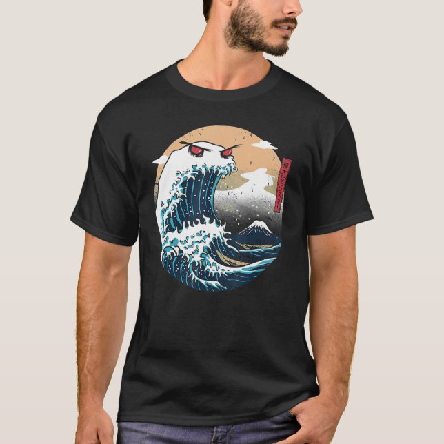 Camiseta Great Wave Off Kanagawa Cookiegawa Japanese Aesthe (Anverso)