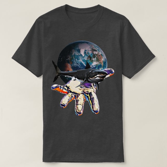 Camiseta Great White Shark Motif Sharks311  (Diseño del anverso)