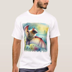Camiseta Greater Noctule Bat 120924AREF149 - Watercolor