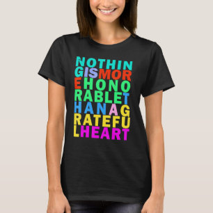Camiseta Greatest Life Advice Grfatídico Heart Rainbow Stoi