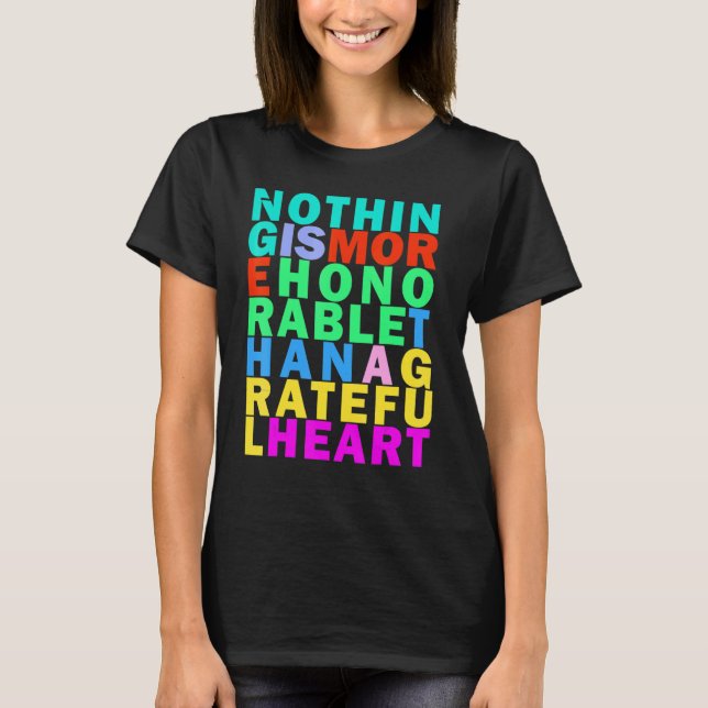 Camiseta Greatest Life Advice Grfatídico Heart Rainbow Stoi (Anverso)