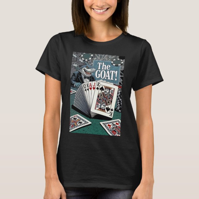Camiseta Greatest of All Time Card Shark (Anverso)