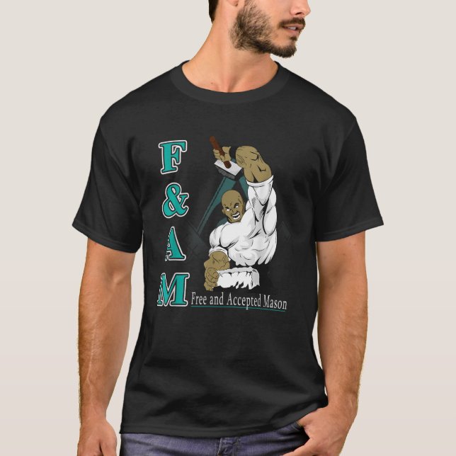 Camiseta Greats Mason Free and Accepted Mason F AM Father s (Anverso)