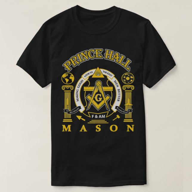 Camiseta Greats Mason Masonic Prince Hall Masons Presidents (Diseño del anverso)
