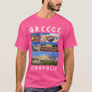 Camiseta Grecia Acrópolis recuerdo griego