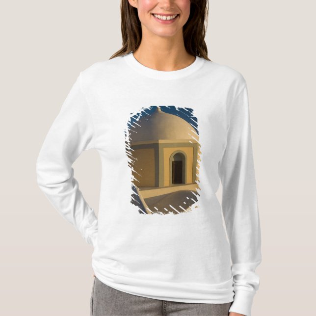 Camiseta Grecia e isla griega de Santorini pueblo de 2 (Anverso)