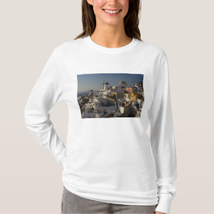 Camiseta Grecia e isla griega de Santorini pueblo de Oia
