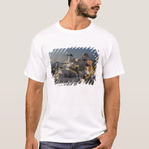Camiseta Grecia e isla griega de Santorini pueblo de Oia