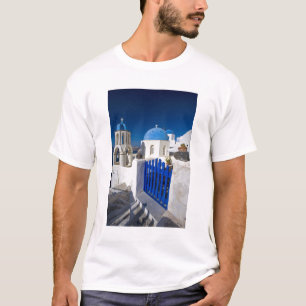 Camiseta Grecia e isla griega de Santorini pueblo de Oia 3