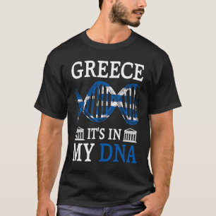 Camiseta Grecia es mi ADN Orgullosa Ellada Griega
