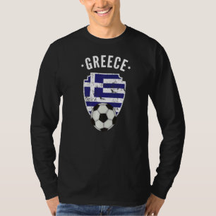 Camiseta Grecia Fútbol Bandera Fútbol Roo Orgullo Griego