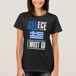 Camiseta Grecia Grecia Grecia Bandera Grecia Llama Y Yo