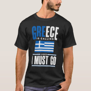 Camiseta Grecia Grecia Grecia Bandera Grecia Llama Y Yo