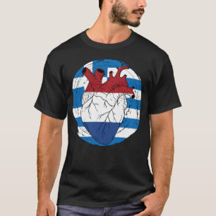 Camiseta Grecia griega Koningsdag Corazón holandés Holandés